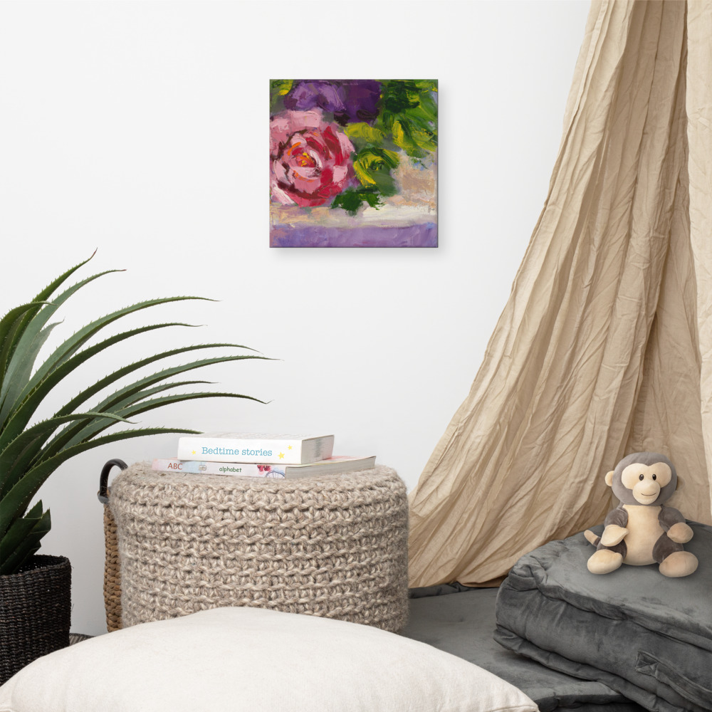 Resting Rose 12" x 12" - Image 2