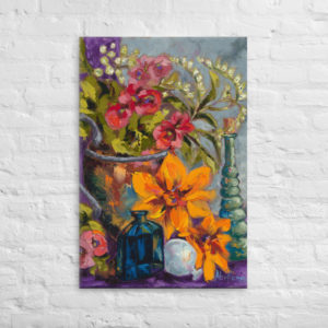 Perfume Bottles Canvas 24" x 36"