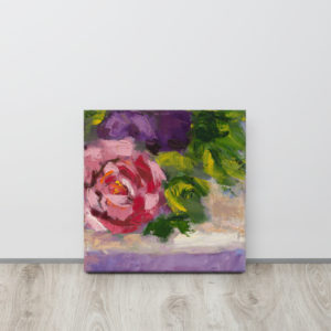 Resting Rose Canvas 16" x 16"
