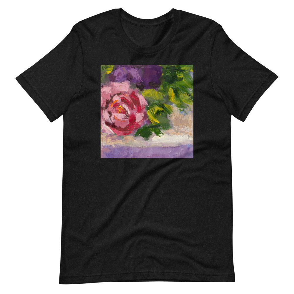 Resting Rose Short-Sleeve Unisex T-Shirt - Image 2