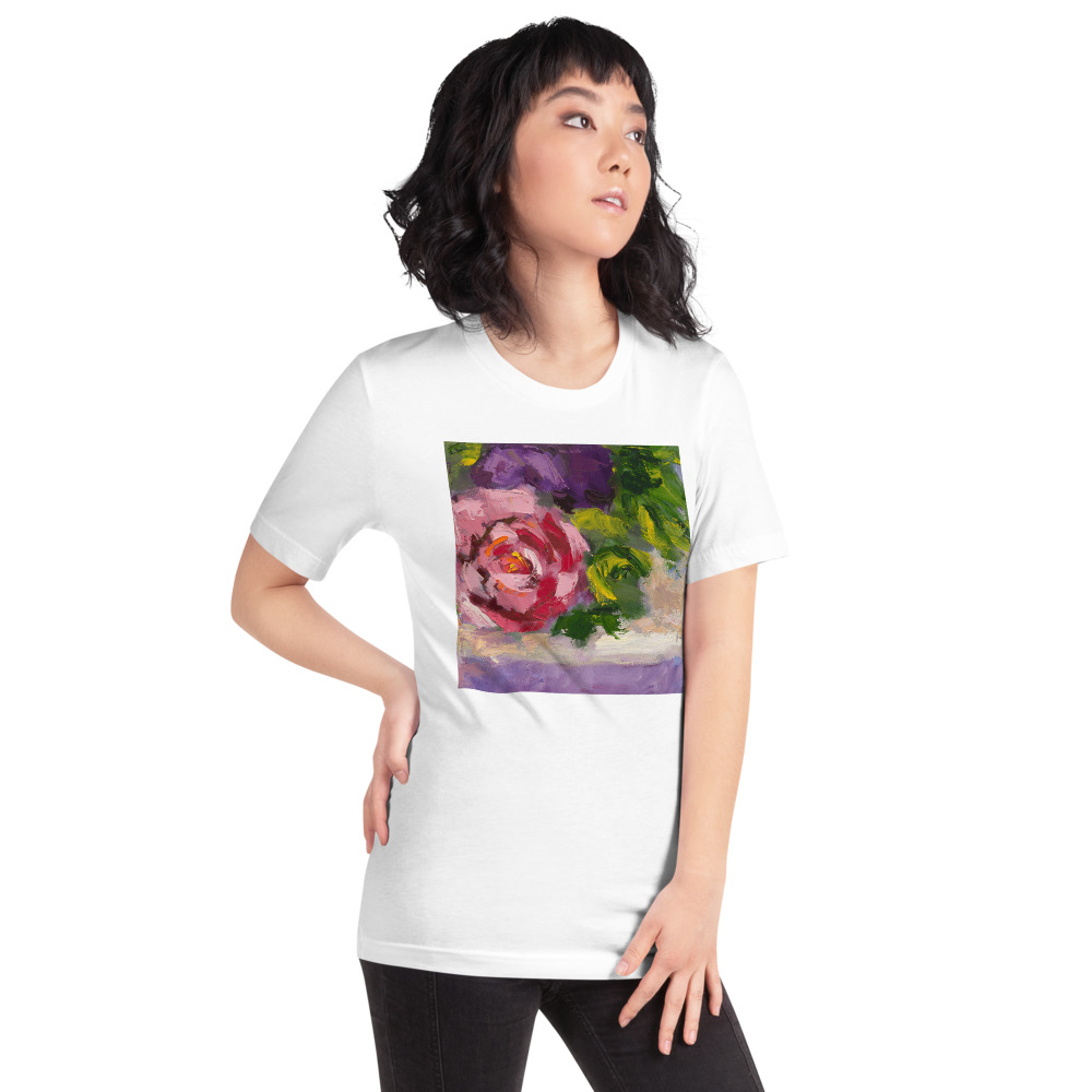 Resting Rose Short-Sleeve Unisex T-Shirt - Image 5