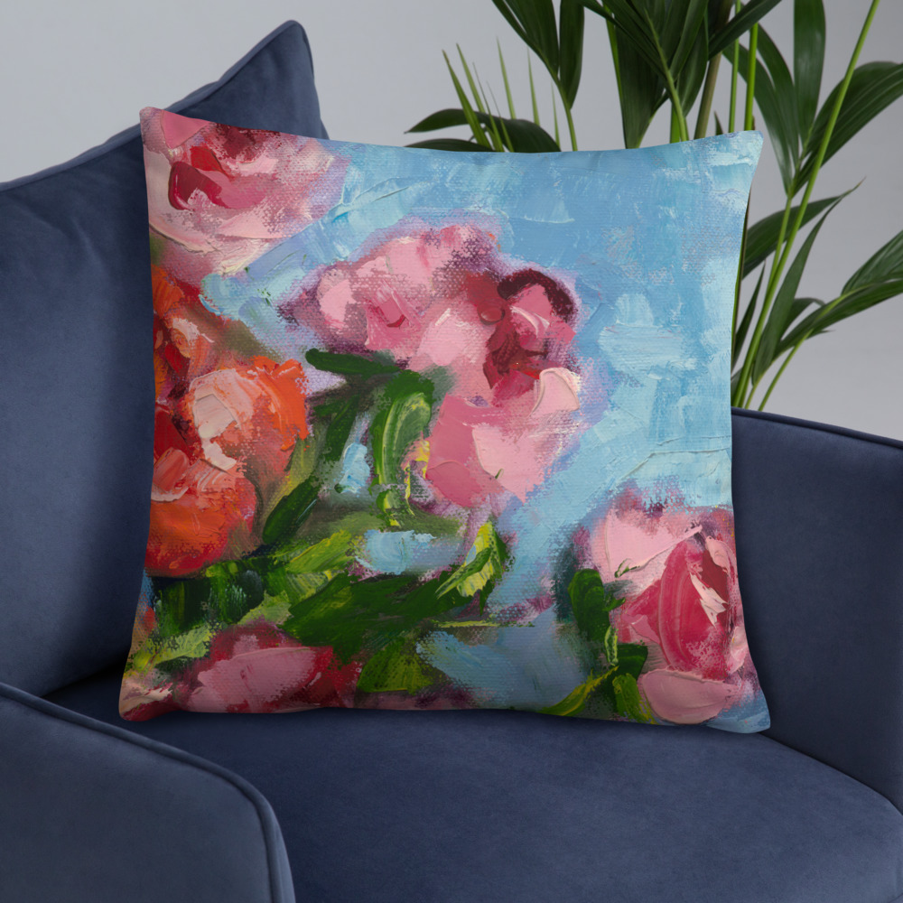 Afternoon with Van Gogh 8 Basic Pillow - Image 2