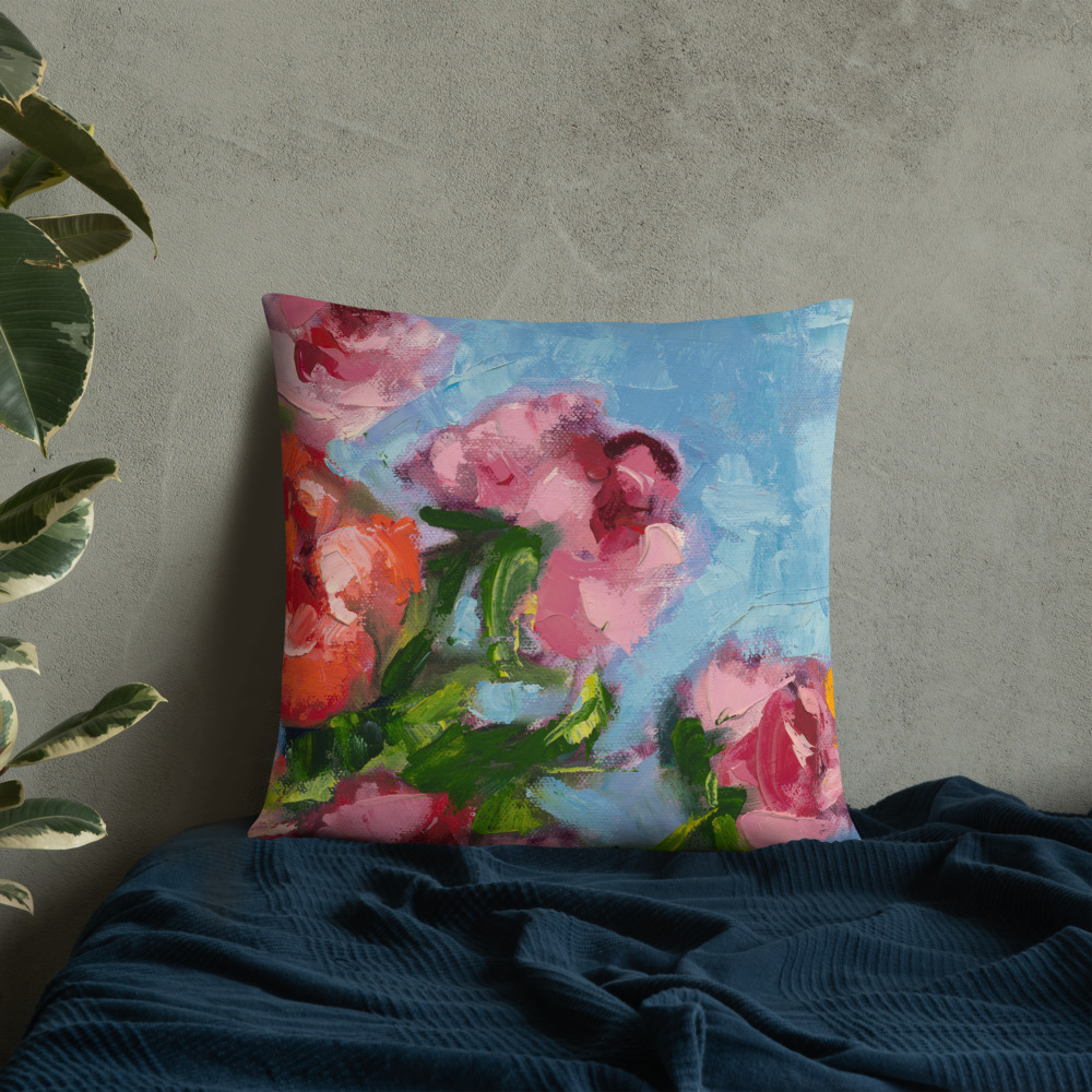 Afternoon with Van Gogh 8 Basic Pillow - Image 3