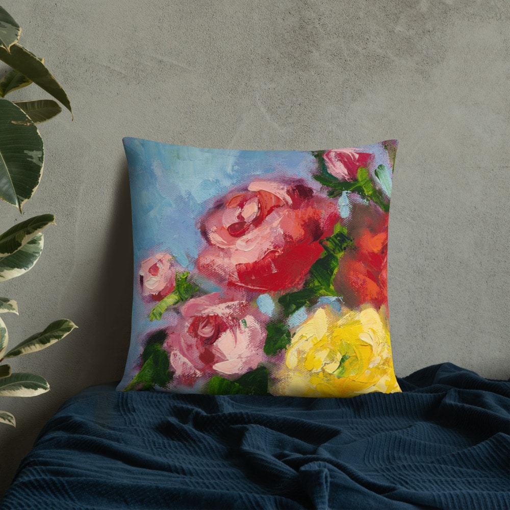 Afternoon with Van Gogh 9 Basic Pillow