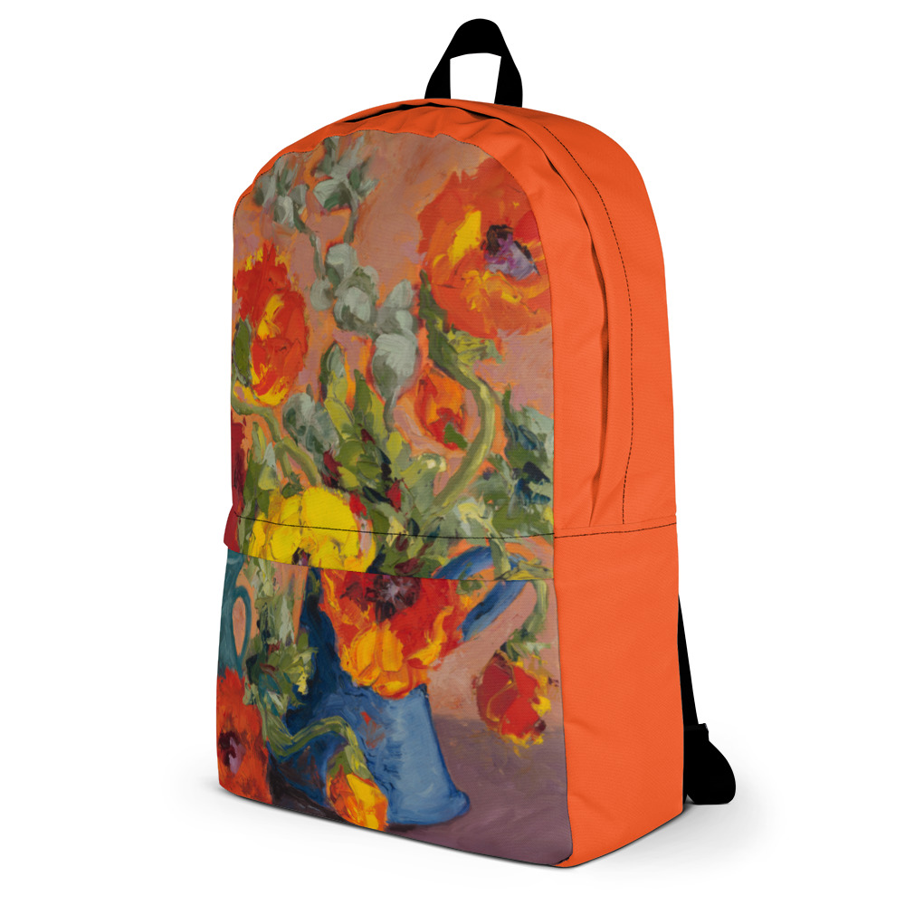 Poppies #6 Backpack - Image 3