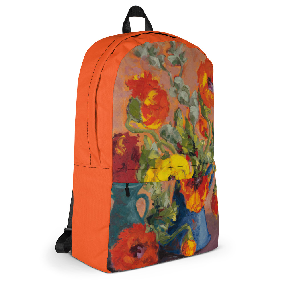 Poppies #6 Backpack - Image 4