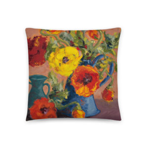 Poppies #6 Basic Pillow