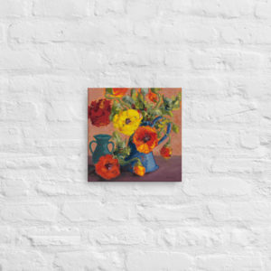 Poppies #6 Canvas Print 12" x 12"