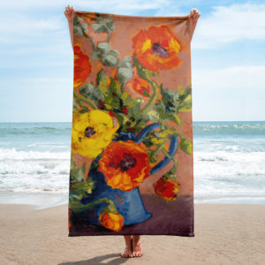 Poppies #6 Towel