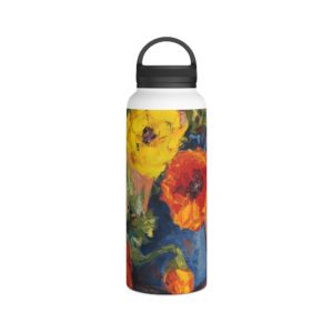 Poppies #6 Stainless Steel Water Bottle