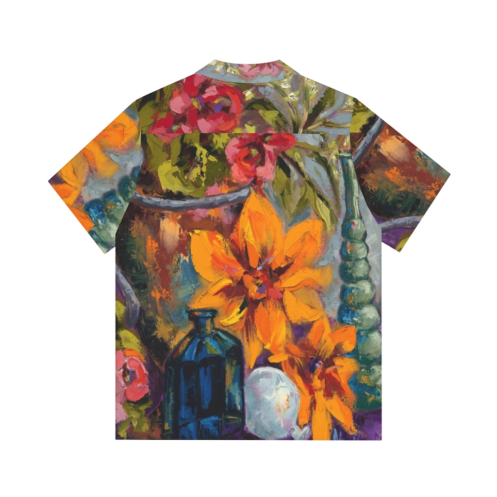 Perfume Bottle Men's Hawaiian Shirt (AOP) - Image 3