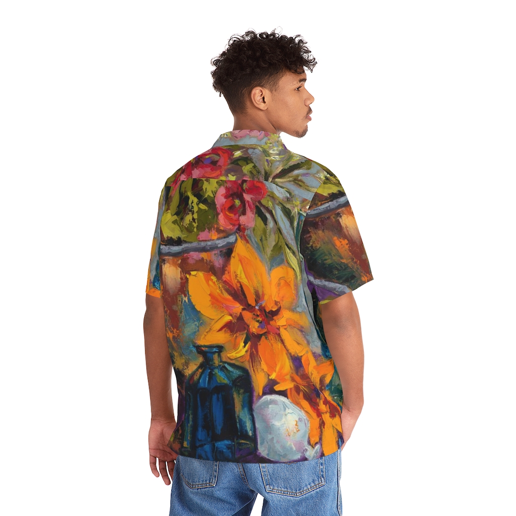 Perfume Bottle Men's Hawaiian Shirt (AOP) - Image 4