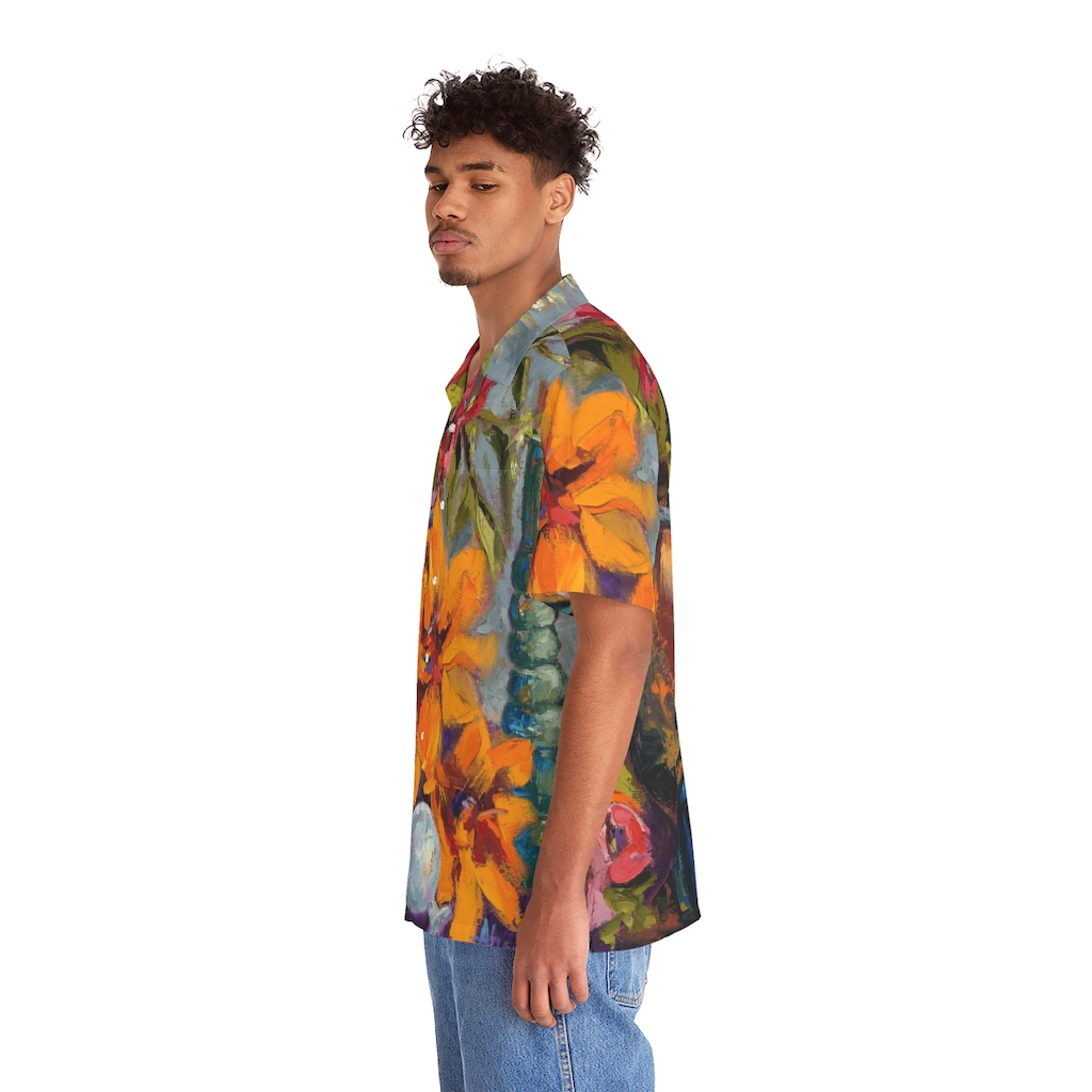 Perfume Bottle Men's Hawaiian Shirt (AOP) - Image 6